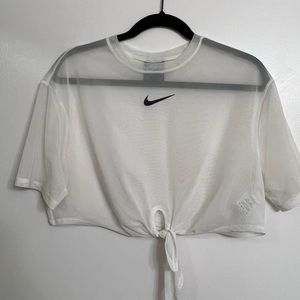NIKE mesh crop top